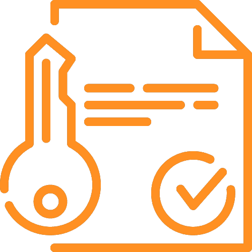 Ontario mortgage blog icon – home approval checklist and thermometer symbol.