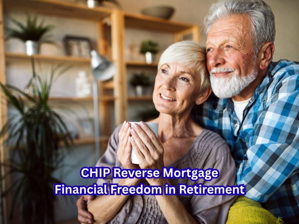 Smiling older couple at home — CHIP Reverse Mortgage: Financial Freedom in Retirement