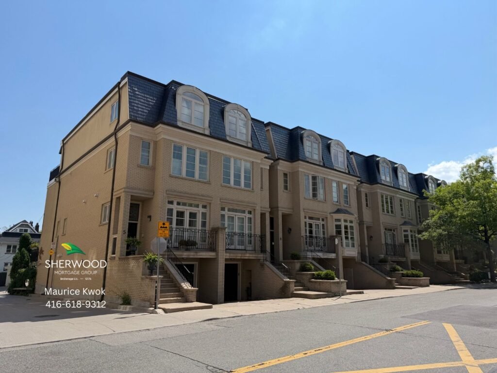 Toronto townhomes photographed by Maurice Kwok, Toronto mortgage broker with Sherwood Mortgage Group